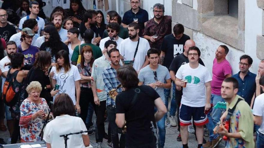 Imagen del concierto de Selvática en el festival &quot;No tengo mamá&quot;. // José Lores