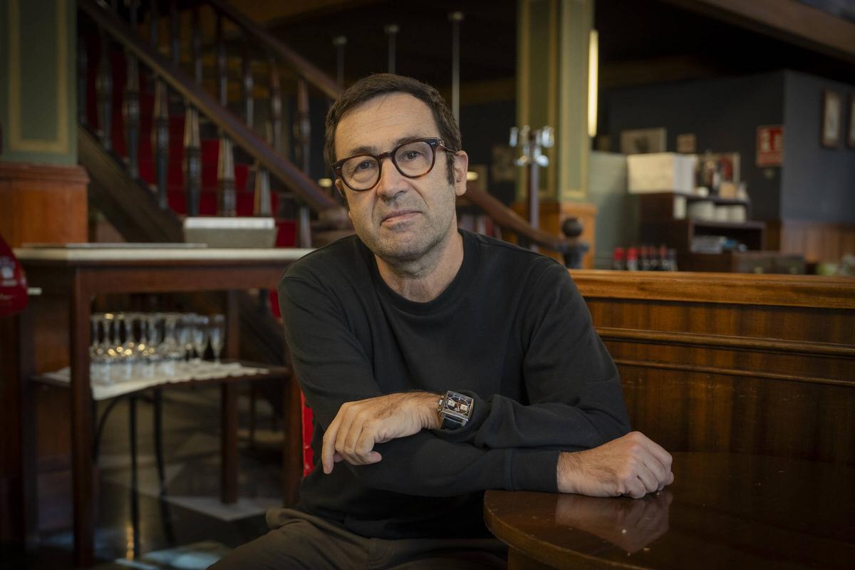 Daniel Vázquez Sallés, en el bar Velódromo de Barcelona, este martes