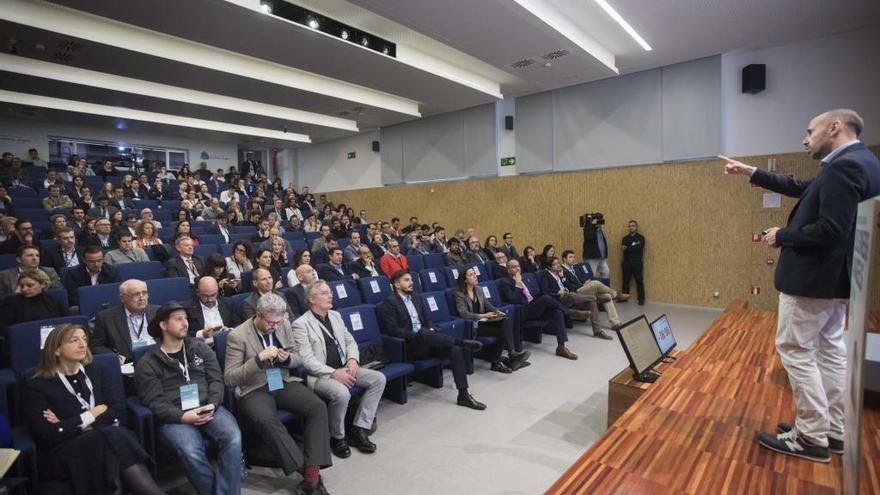 Javier Megías, presidente de la Asociación Valenciana de Startups, en el congreso del año pasado.