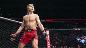 Paddy Pimblett en una de sus peleas en UFC.