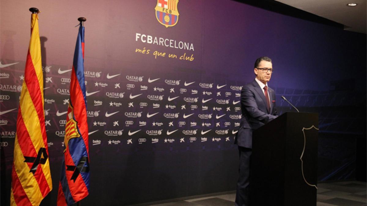 Josep Vives, portavoz de la Junta Directiva del FC Barcelona