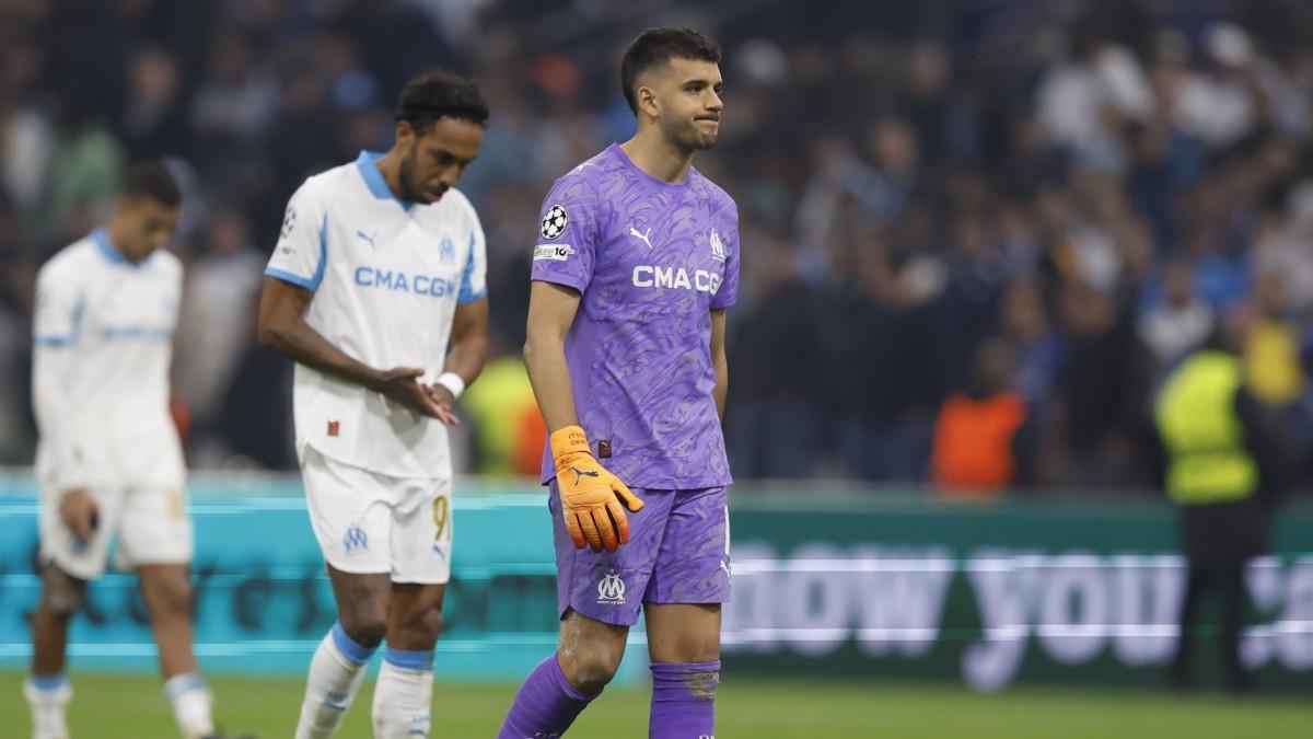 Gero Rulli, en un partido con el Olympique Marsella
