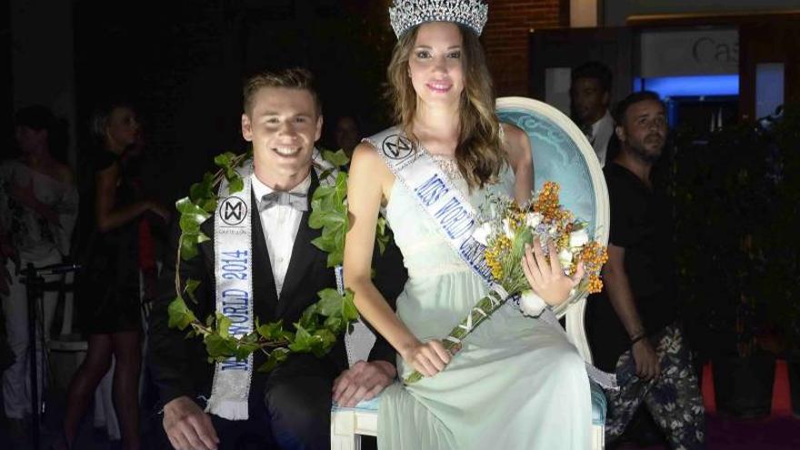 Los guapos Mónica Osorio y David Salla son Miss y Míster World Castellón