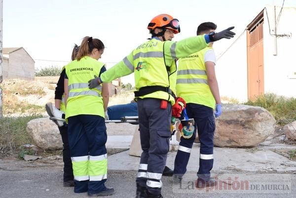 Simulacro de la UME en Alcantarilla