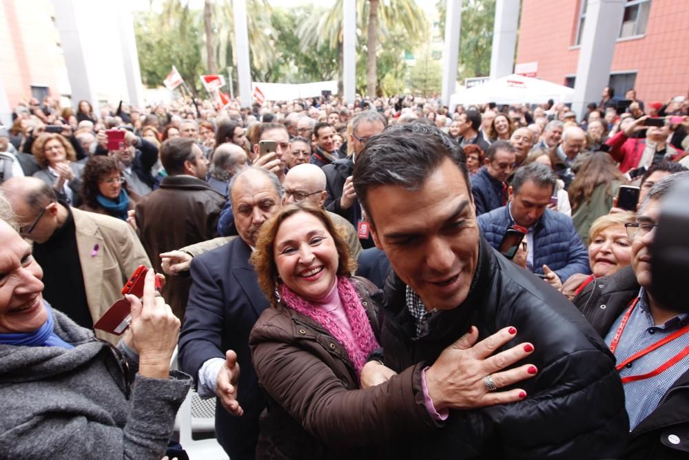 Pedro Sánchez reaparece en un acto en Xirivella