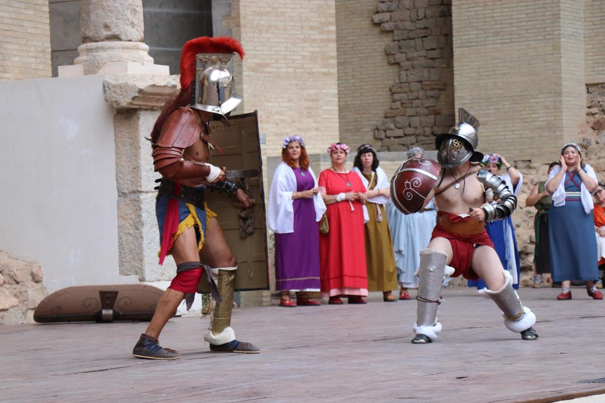 Uno de los actos en el Teatro Romano Uno de los actos en el Teatro Romano