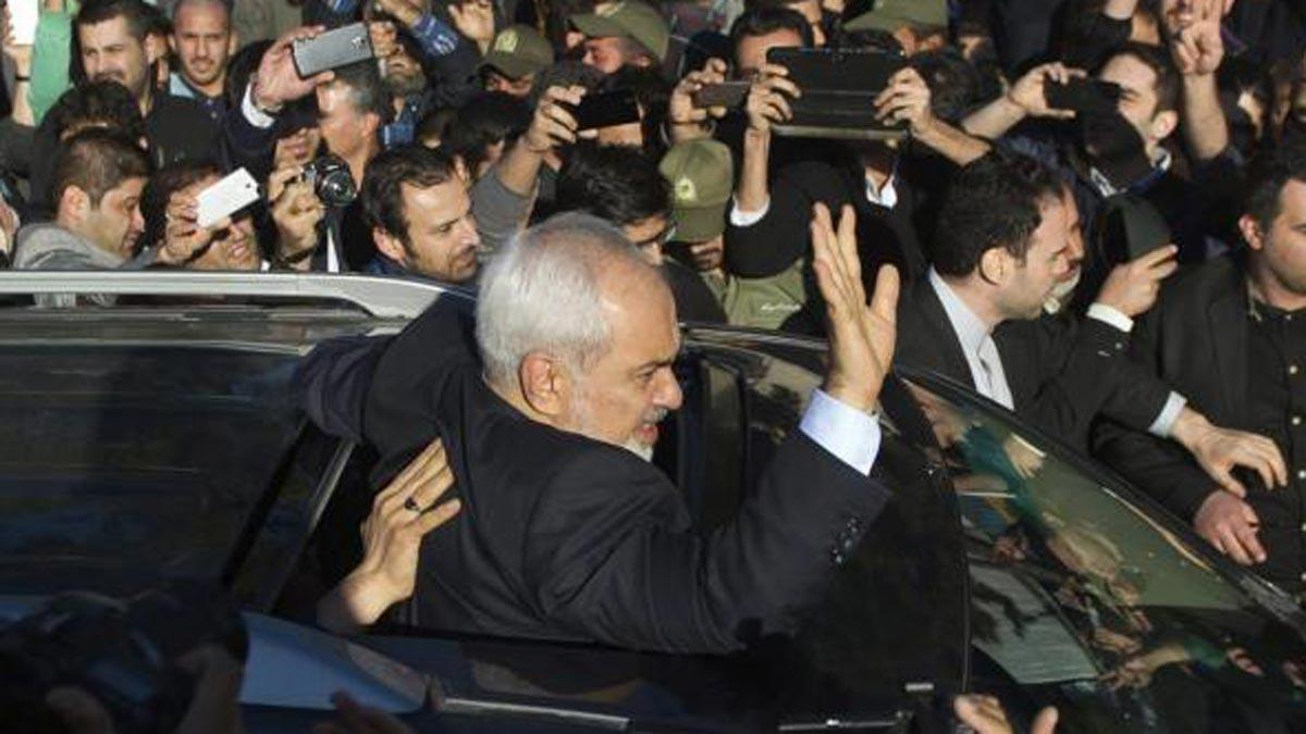 El ministro iraní de Exteriores, Mohamad Yavad Zarif.