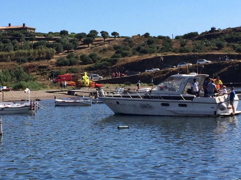 Explosió de la cambra hiperbàrica d'un vaixell a Cadaqués