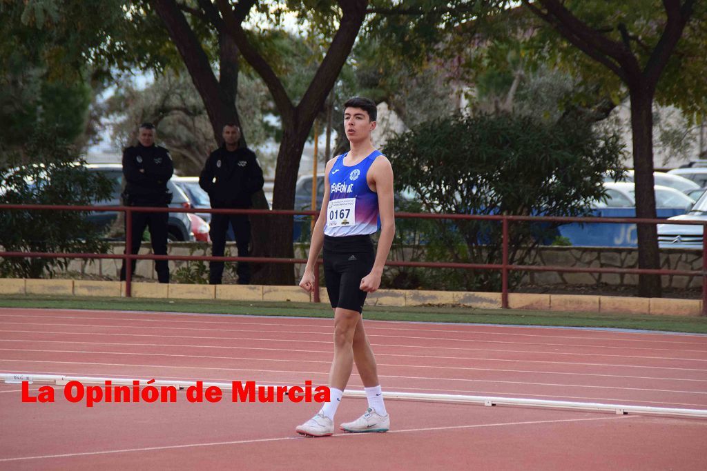 Regional absoluto y sub-23 de atletismo en Lorca (I)