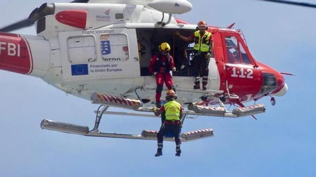 Así fue el dispositivo de rescate en Mogán