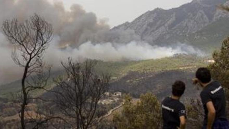 12 incendios forestales permanecen activos en siete provincias