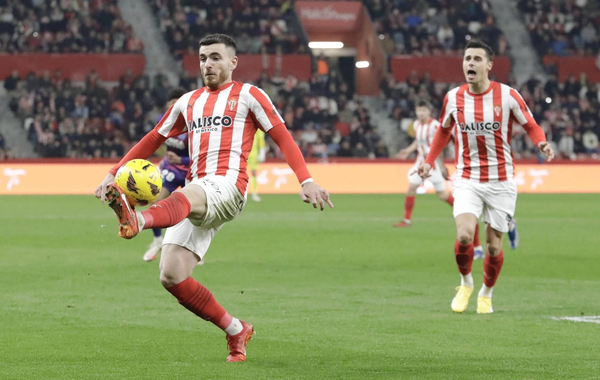 El partido entre el Sporting y el Leganés, en imágenes