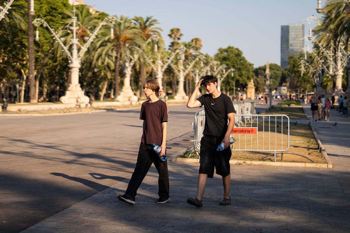 Récord de calor hoy en Barcelona.