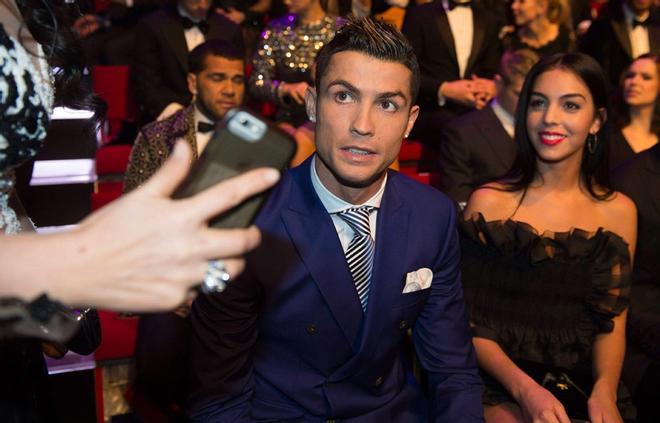 Cristiano Ronaldo y Georgina Rodríguez en los premios 'The Best'