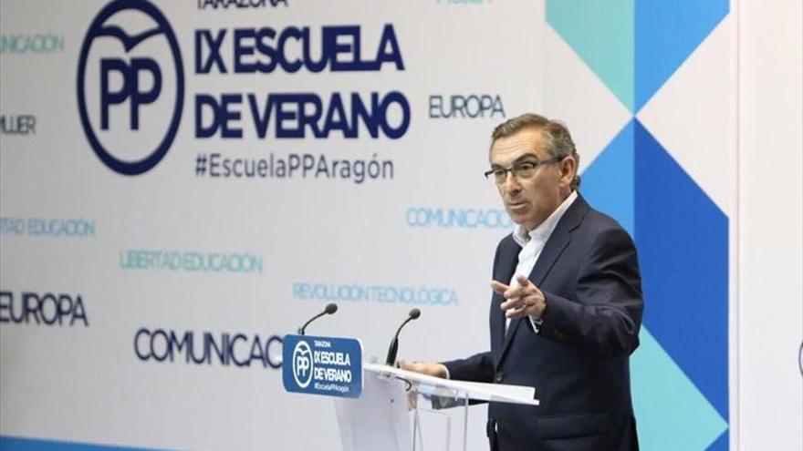 El PP exige a Lambán que se deje de «extravagancias»