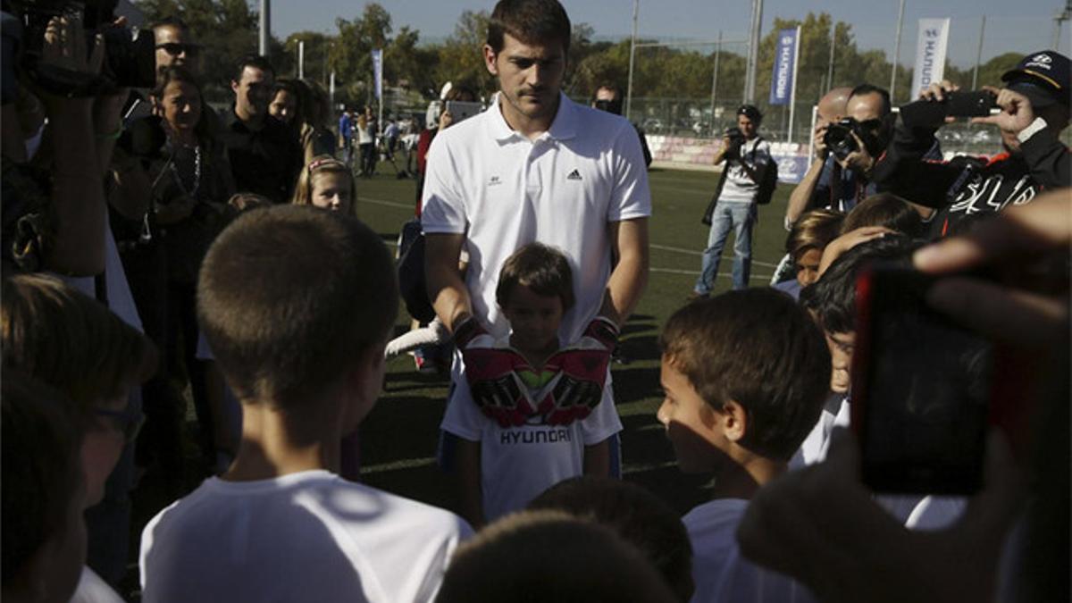 Iker Casillas durante el evento de este jueves