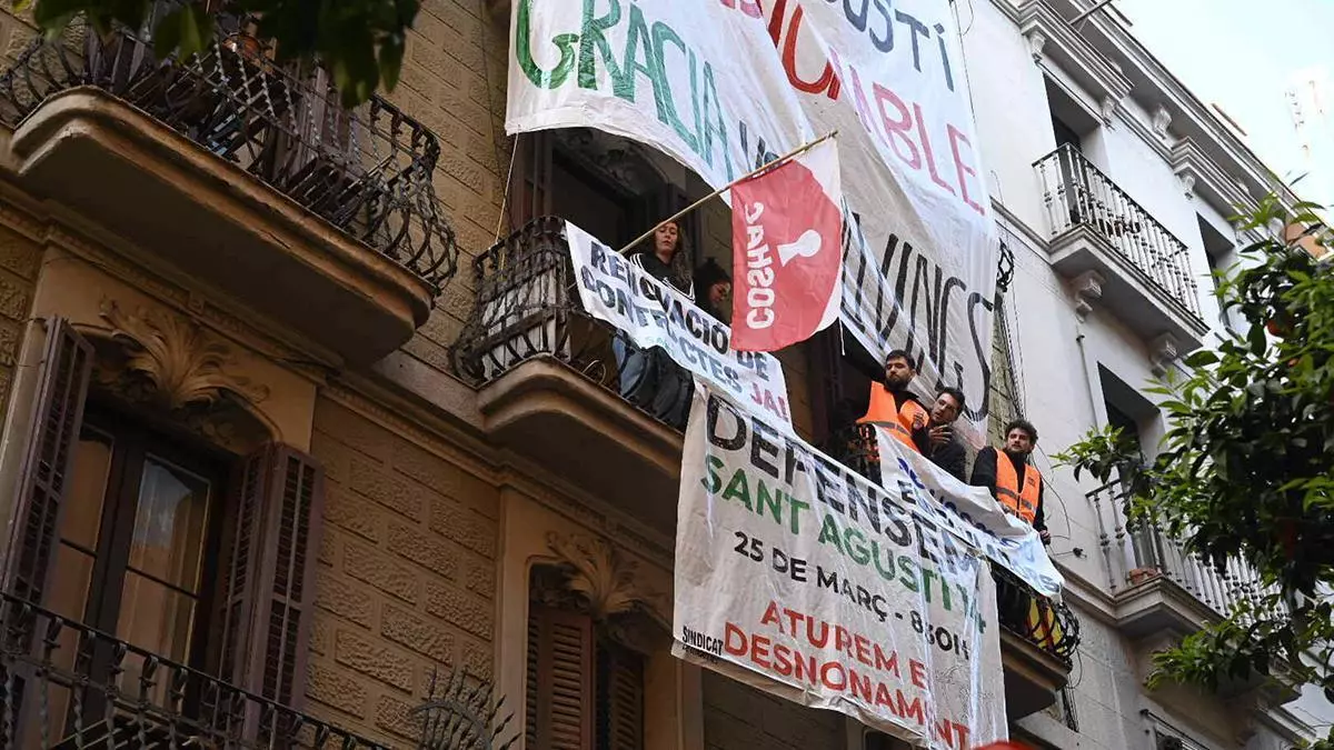 Catalunya multará con al menos 400.000 euros al fondo del bloque de Sant Agustí de Barcelona