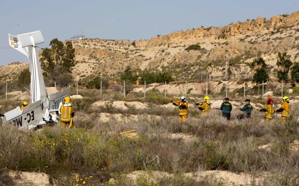 Dos muertos al estrellarse su avioneta en Mutxamel