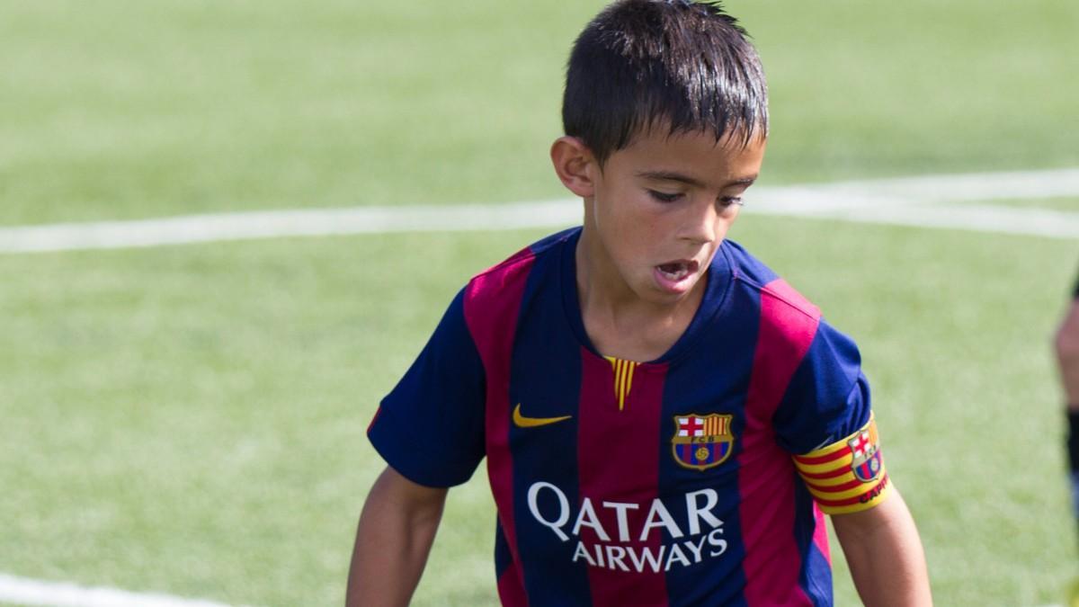 Marc Bernal llegó al Barça en el curso 2014-15