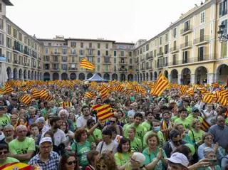 Masivo ‘Sí a la llengua’ en Palma contra las políticas de PP y Vox