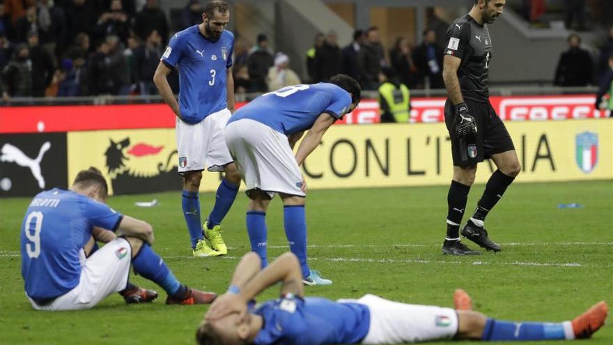 Italia se queda fuera del Mundial de Rusia