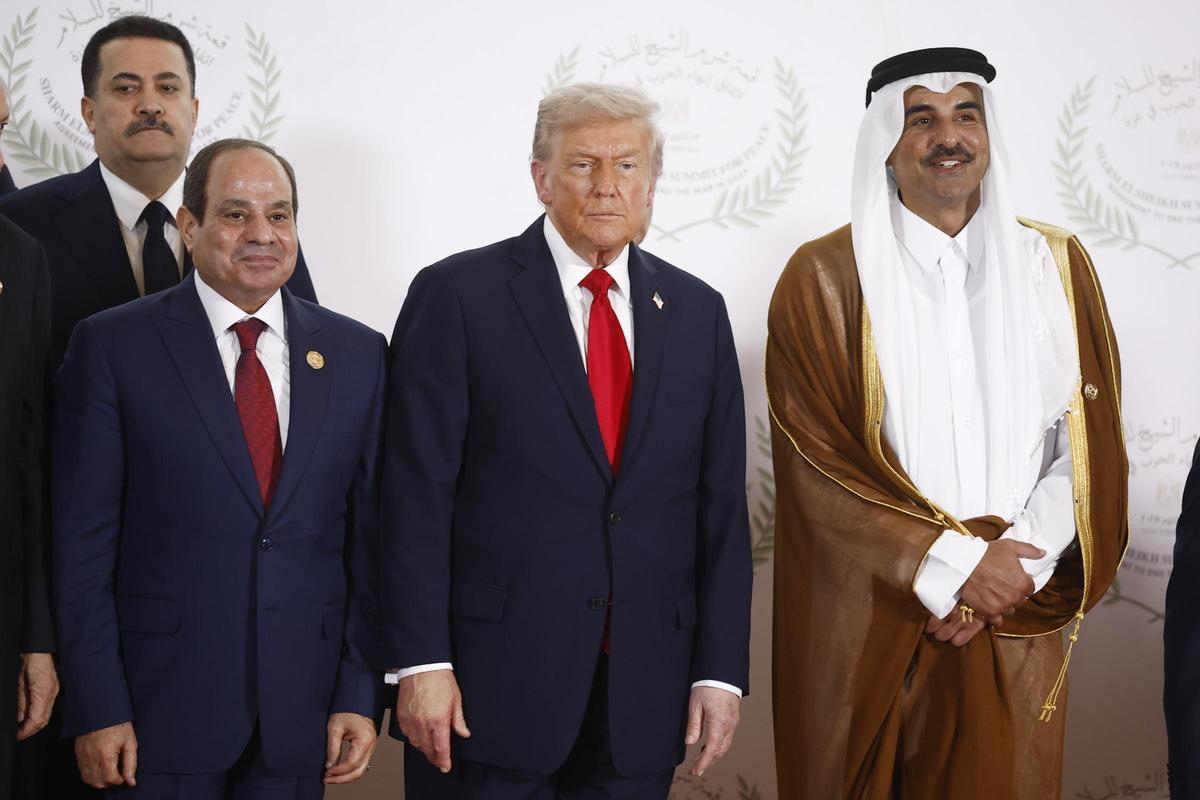 Trump y líderes mundiales se reúnen en Egipto para respaldar el acuerdo de alto el fuego en Gaza