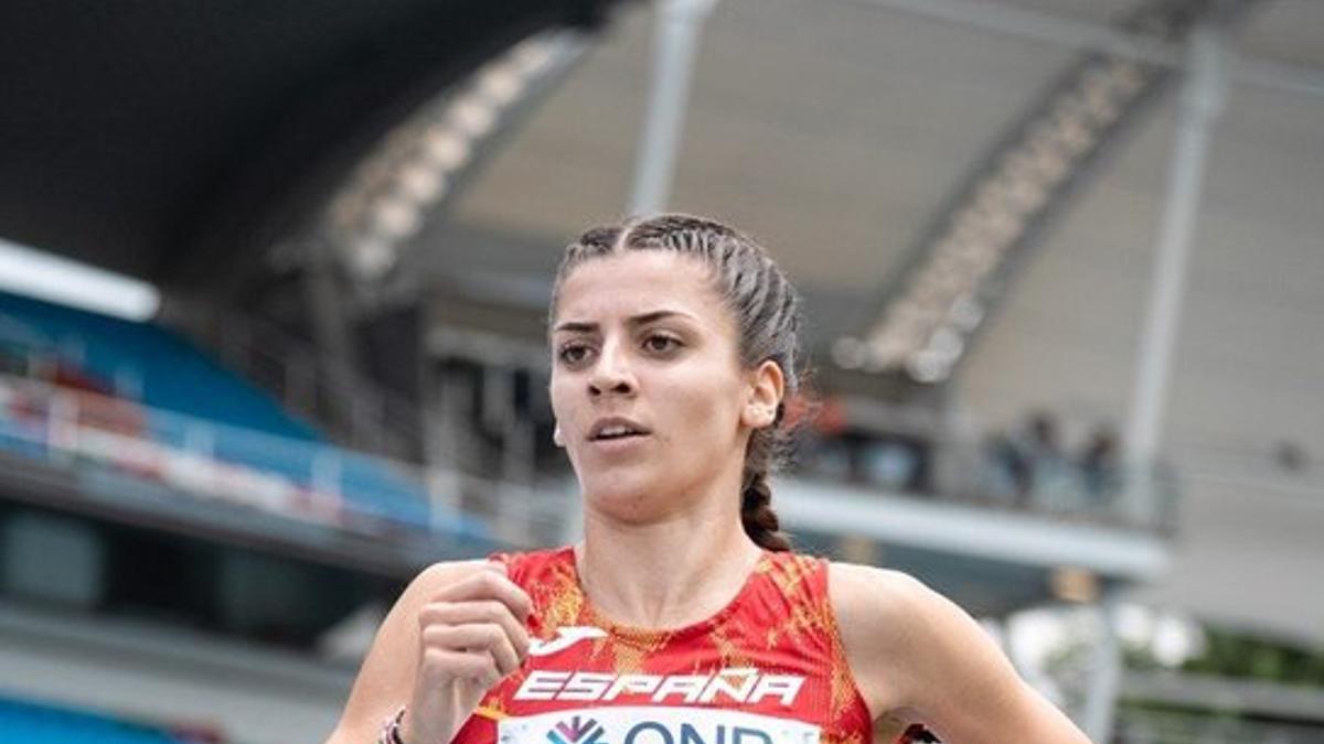 Mireya Arnedillo, en el Mundial sub-20 de Cali.