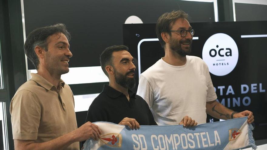 Carlos de Lerma y Borja Yebra presentan el nuevo proyecto del Compostela: "No nos vamos a poner límites"