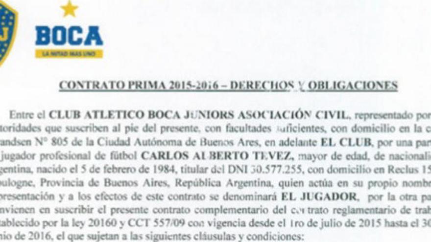 Boca prohibe a Tévez pelearse e ir al casino por contrato