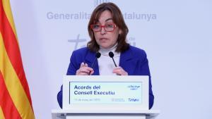 La consellera y portavoz, Sílvia Paneque, este martes.