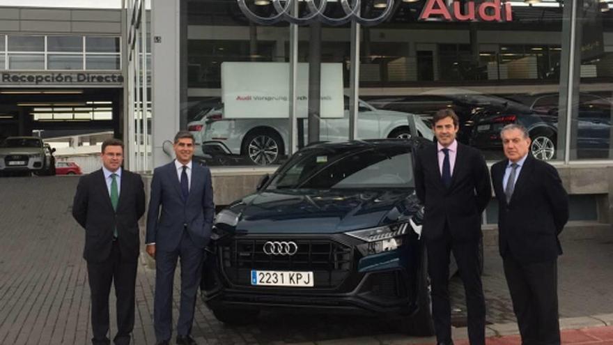 Huertas Motor recibe la visita del director general de Audi España