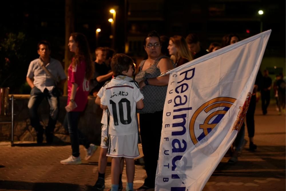 Celebración en Murcia del triunfo del Madrid