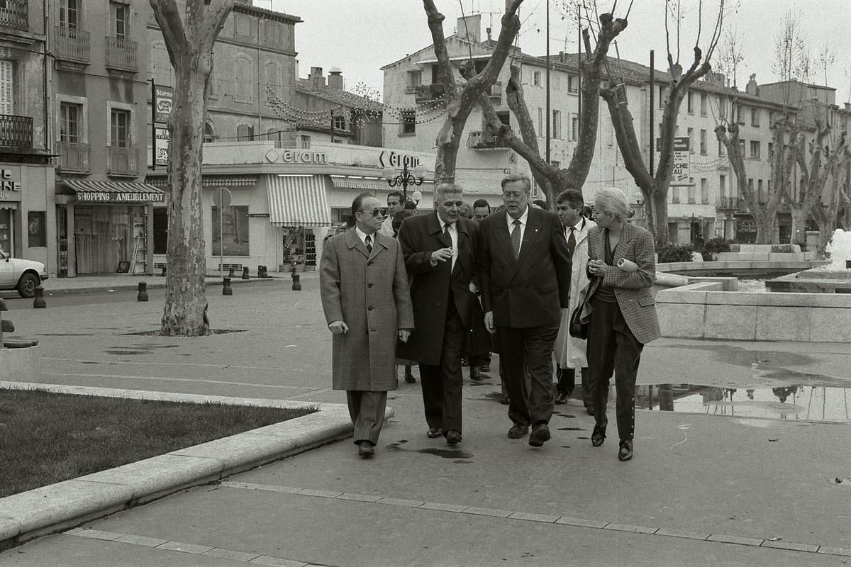 Delegació de Manresa amb Juli Sanclimens al capdavant, a Narbona