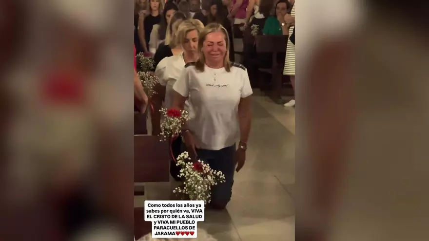 Belén Esteban protagoniza un momento viral en las fiestas patronales de su pueblo