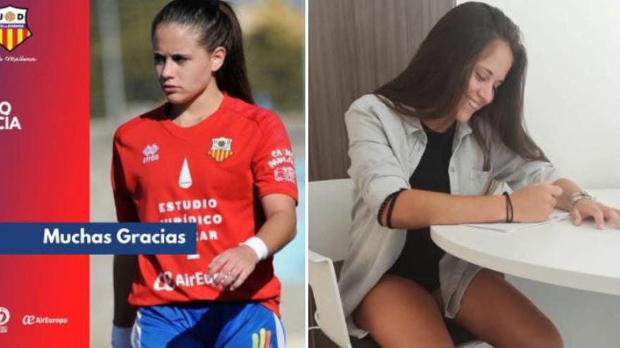 La mallorquina Rocío García firma su primer contrato con el Barça femenino.