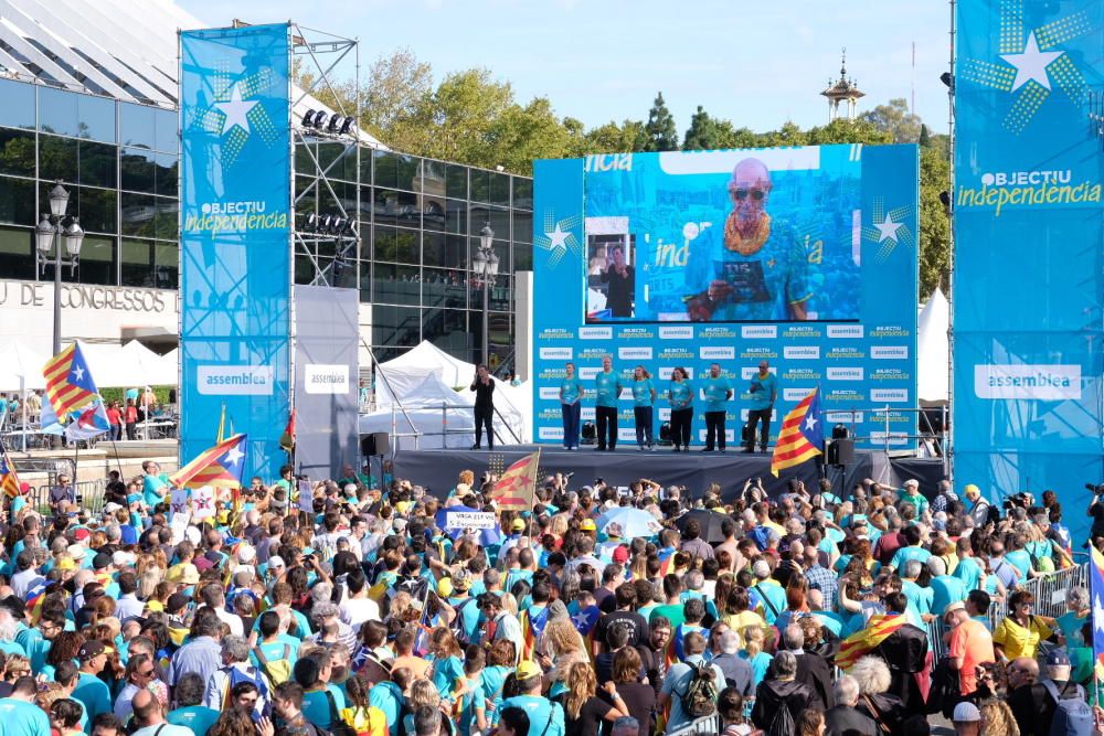 Manifestació de la Diada a Barcelona 2019