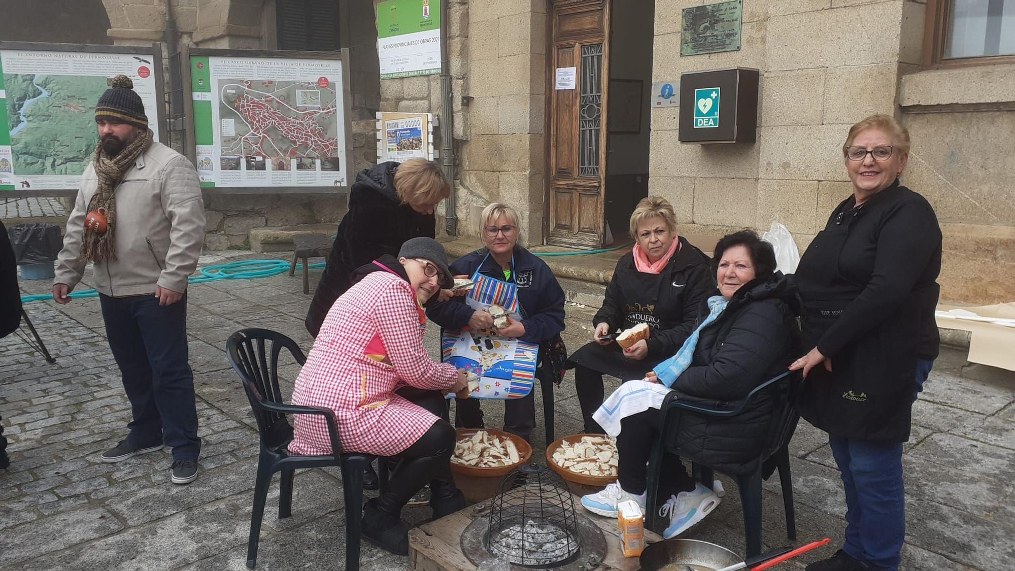 Fiesta de la matanza en Fermoselle