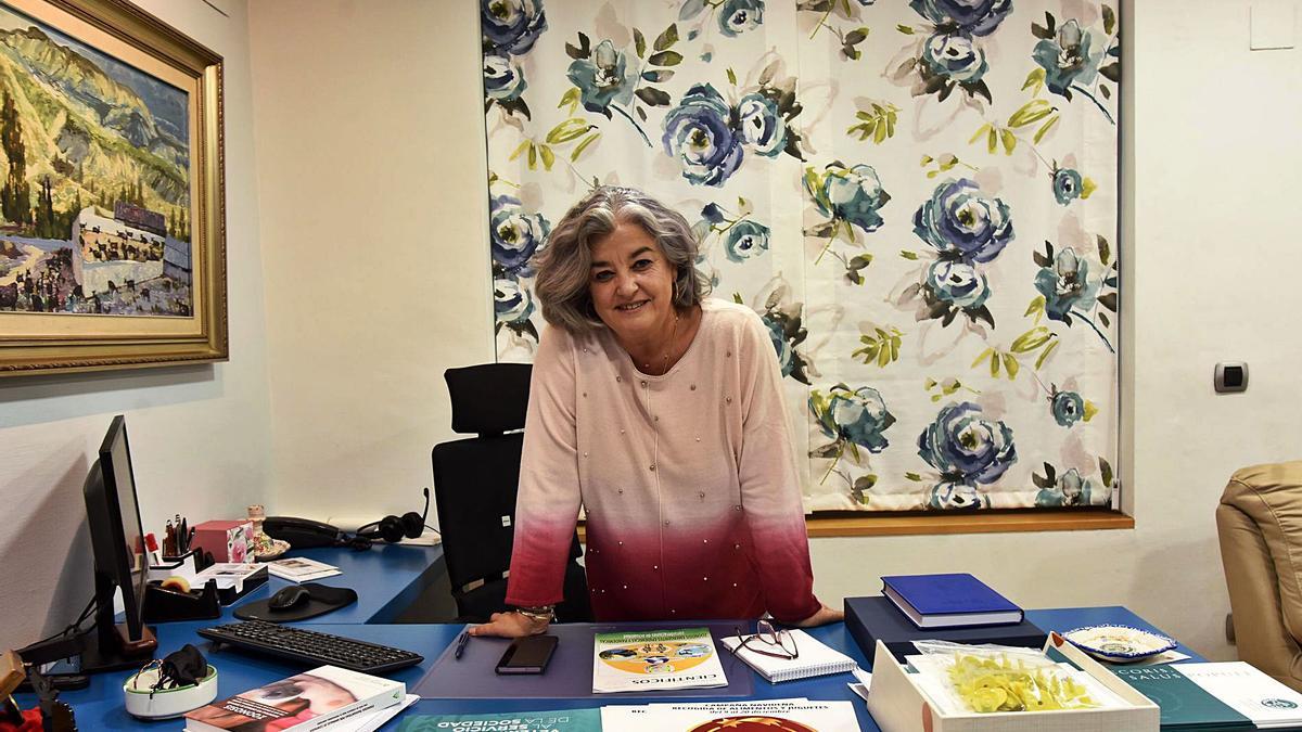 María Teresa López Hernández, presidenta del Ilustre Colegio Oficial de Veterinarios de la Región de Murcia. | ISRAEL SÁNCHEZ