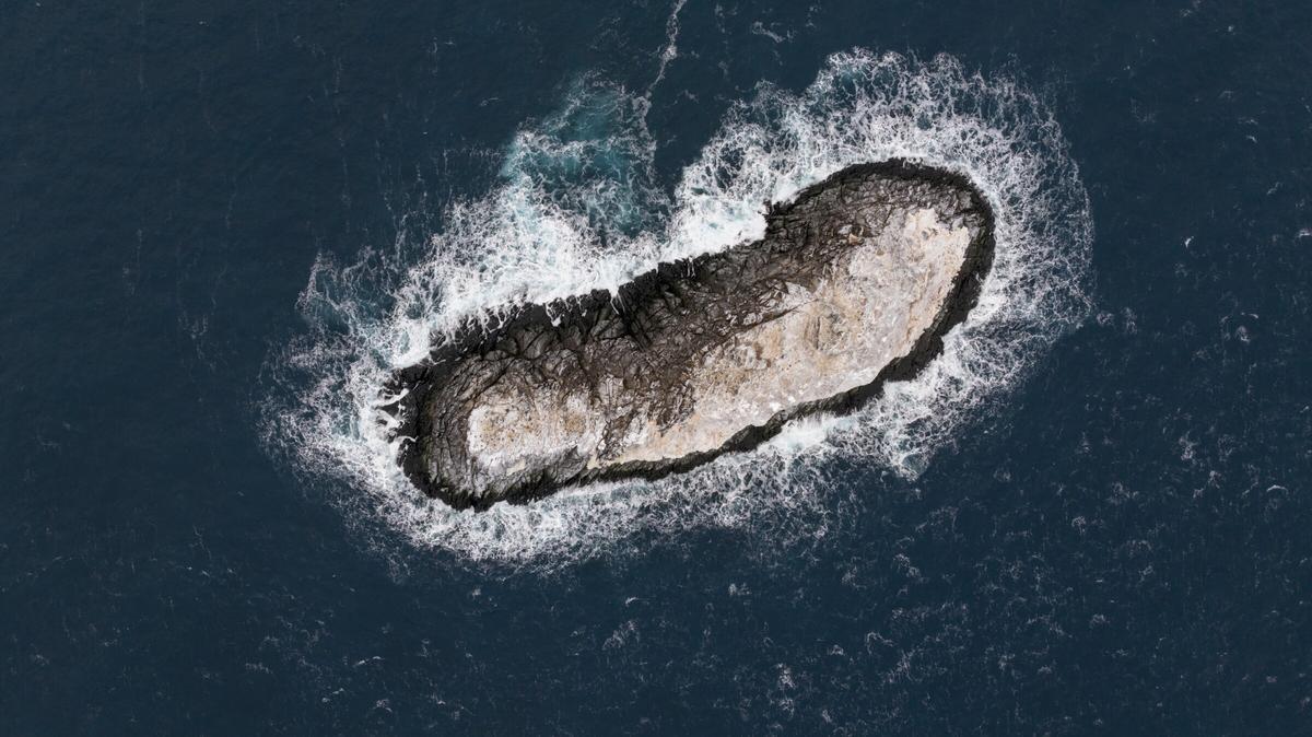 Isla recientemente descubierta en aguas antárticas