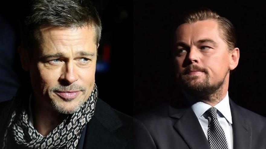 Brad Pitt y Leonardo DiCaprio.