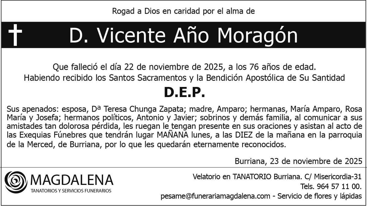 D. Vicente Año Moragón