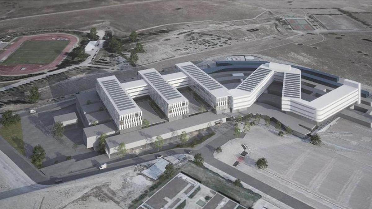 Así será el Hospital Universitario de Cáceres.