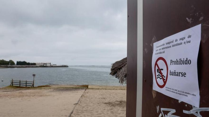Sanidade prohibió el baño este verano en ocho playas de Arousa por contaminación