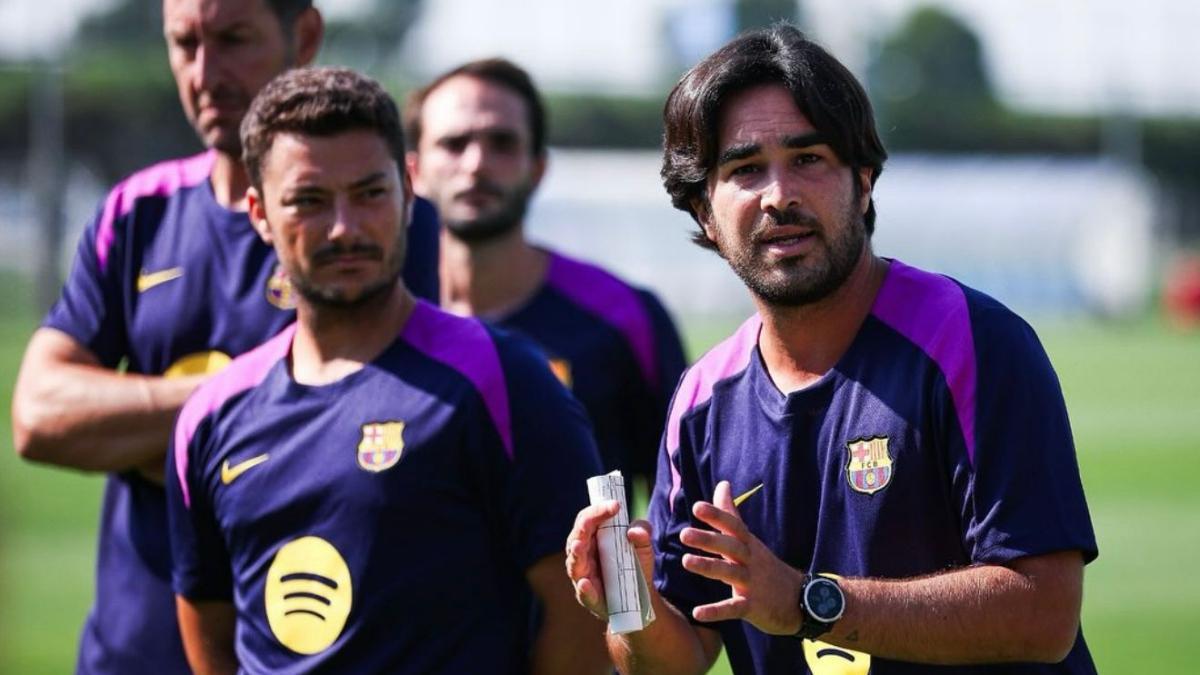 Pere Romeu junto a Enric Lluch, su segundo