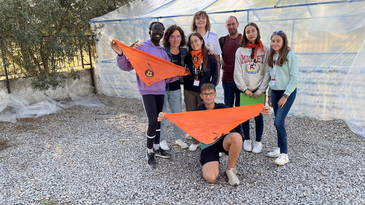 Los estudiantes de Fraga, junto a sus profesores, en su viaje a Turquía con el programa Erasmus+.