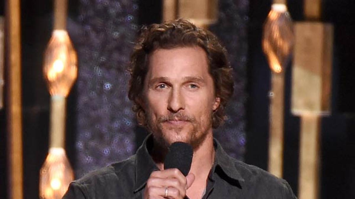 Matthew McConaughey en la gala de los 2016 CMA Awards