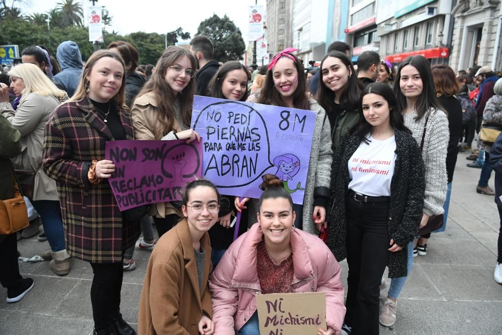 Unas 40.000 personas secundan la marcha feminista