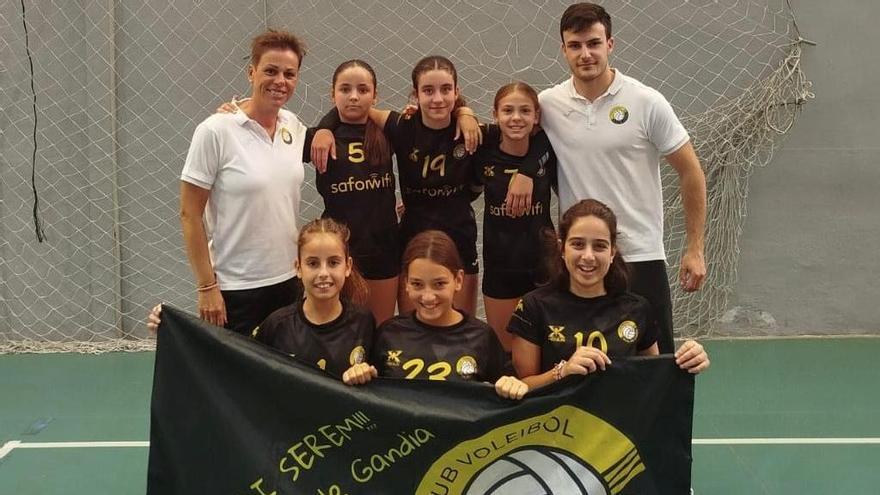 Los alevines del CV Real de Gandia jugaron en Xàtiva