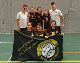 El CV Real de Gandia firma una gran jornada con pleno de victorias en los derbis