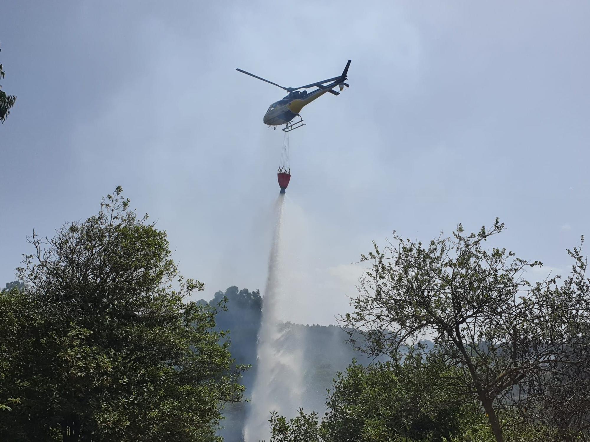 Incendio en Montaña Alta en Guía (29/07/2021)